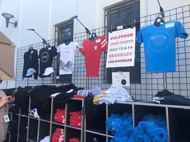 Vulfpeck merch at the Greek