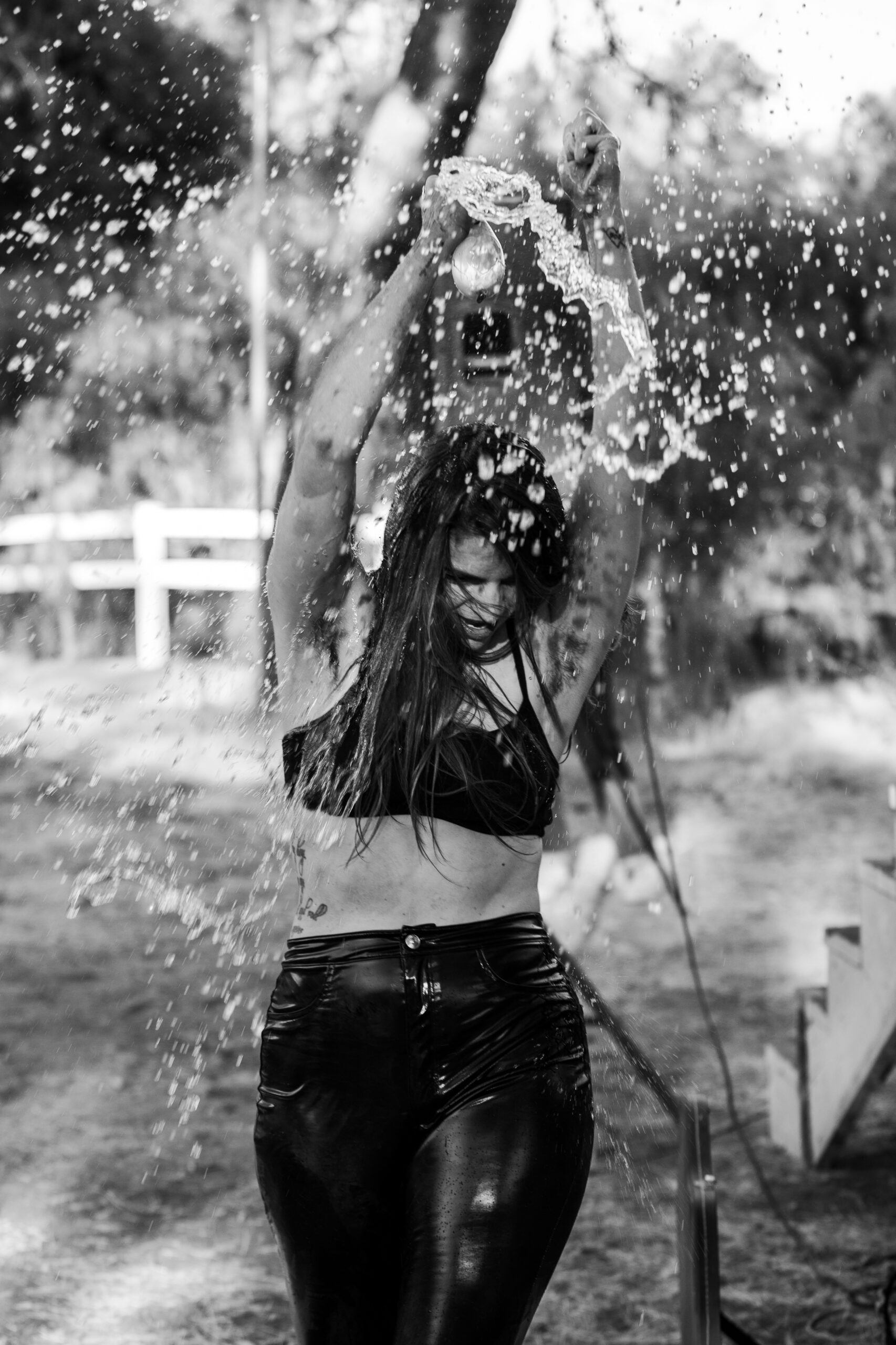 Annabel Lee exploding water balloon