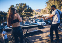 How To Put on a Drive-in Concert Annabel Lee on stage