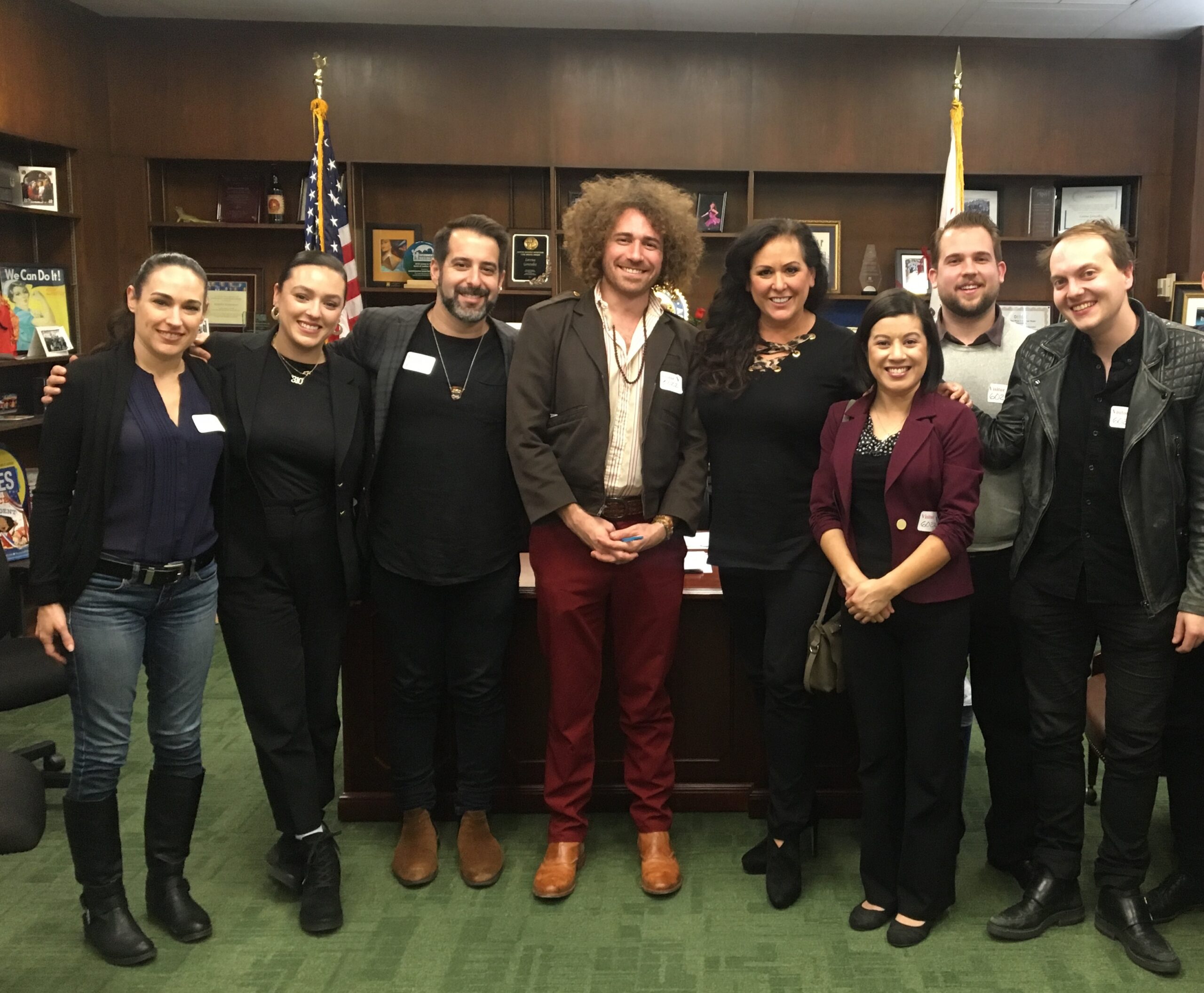 Ari and Assembly member Gonzalez