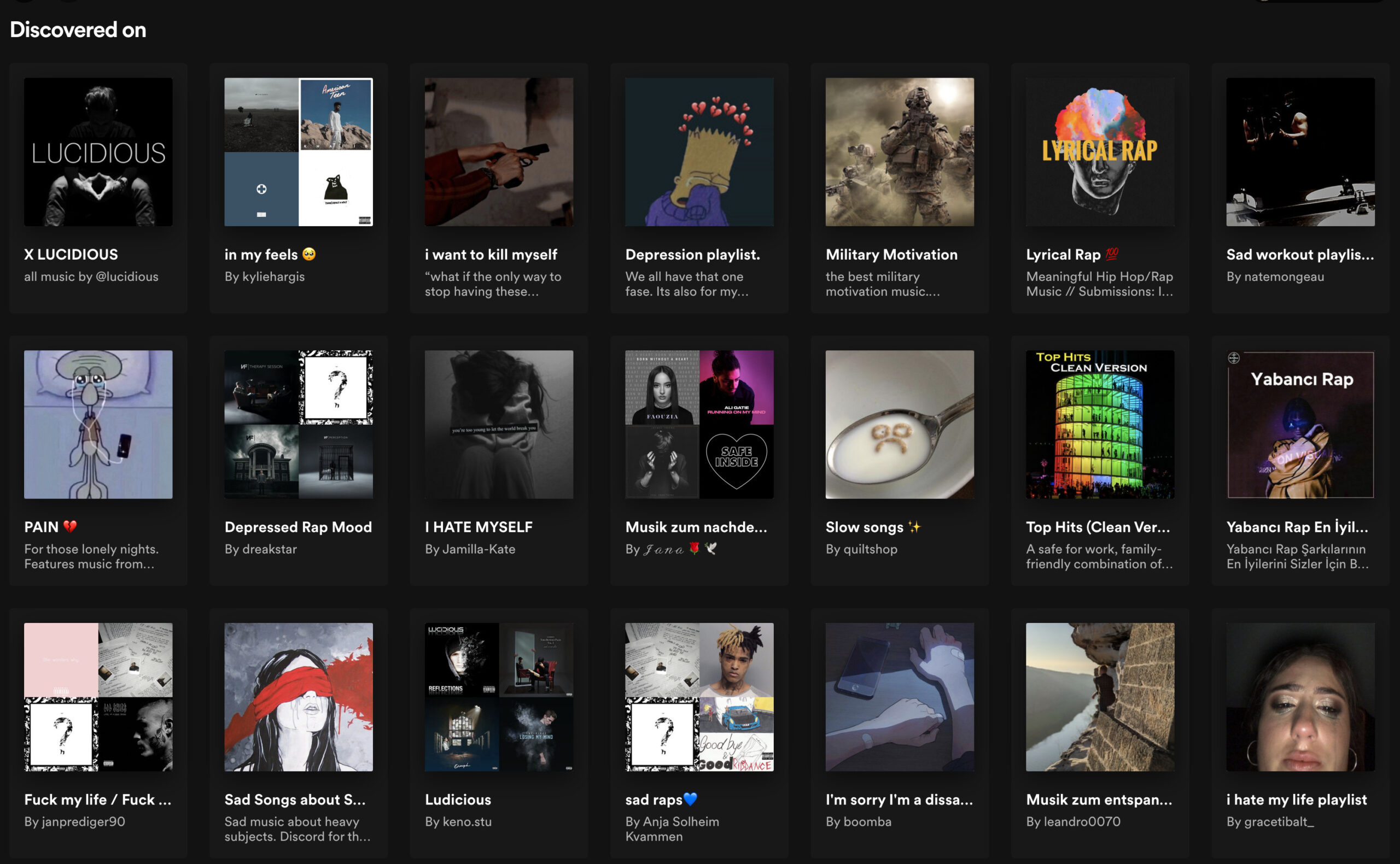 Lucidious Discovered on Spotify