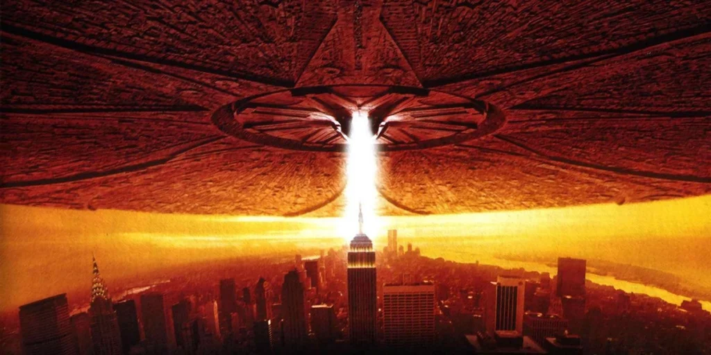 Scene from the movie, Independence Day