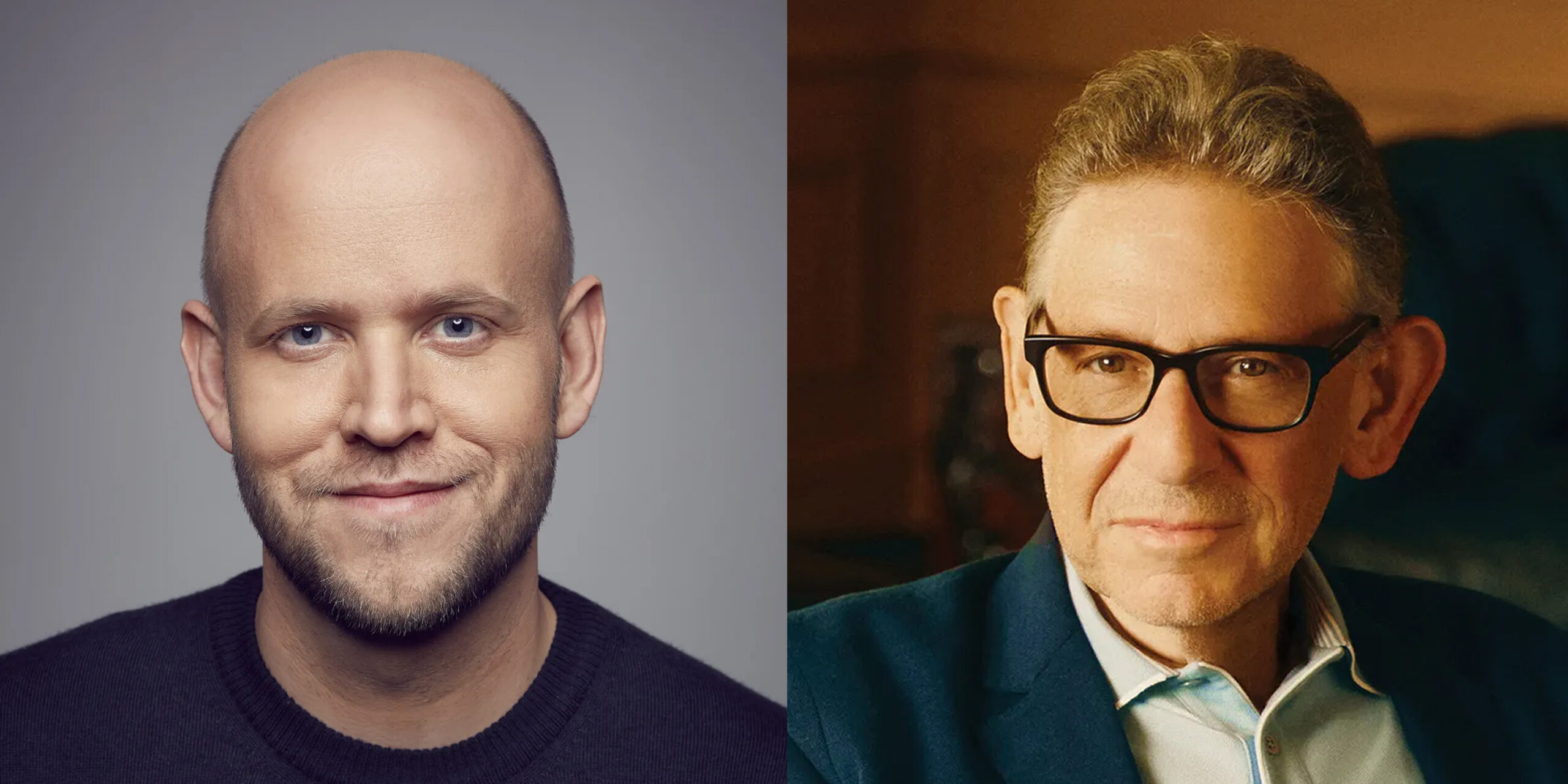 Spotify's Daniel Eka and Universal Music Group's Lucian Grange